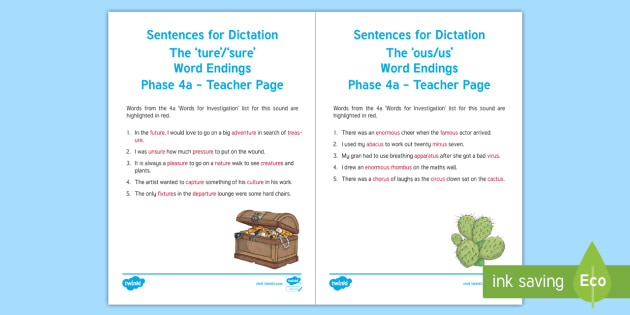 Northern Ireland Linguistic Phonics Stage 5 And 6 Phase 4a Ture Sure And