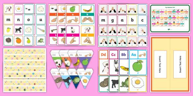 Teaching Auslan As A LOTE Alphabet Resource Pack