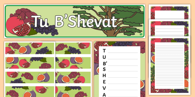 Tu B'Shevat Resource Pack (teacher Made)