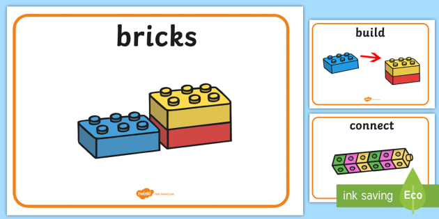 Free Construction Area Word Display Posters