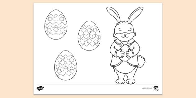 Download Free Easter Colouring Page Pdf Colouring Sheets