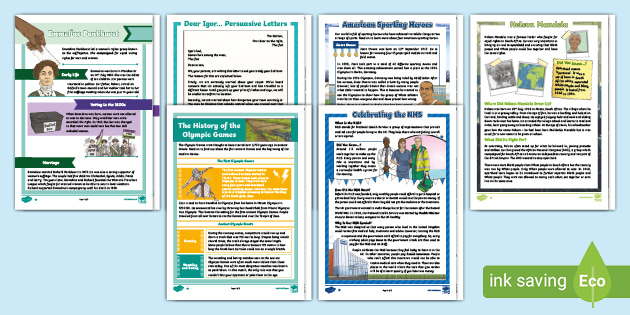 UKS2 July Reading Comprehension Pack