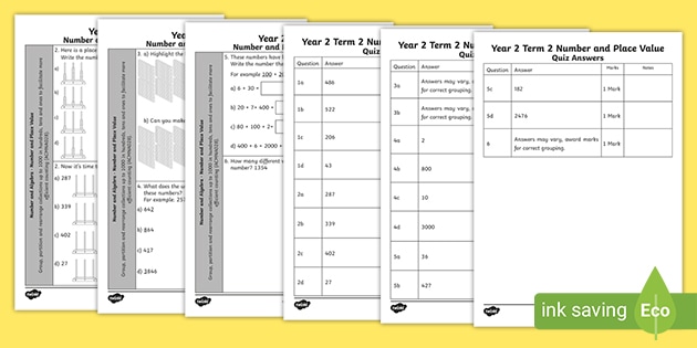 Place Value Test Questions and Answers | Year 2 Maths