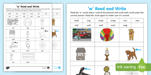 Read and Write Worksheets | twinkl.com.au