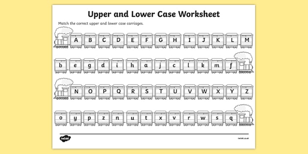 lower case to upper case