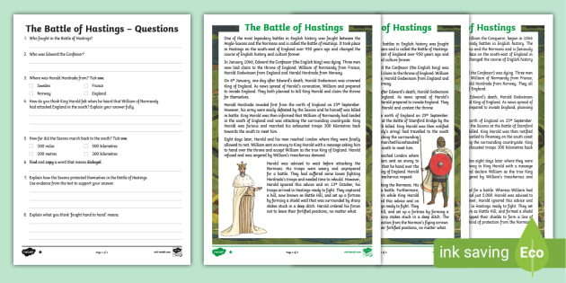 primary homework help battle of hastings