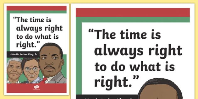 Martin Luther King, Jr Inspirational Poster (teacher made)