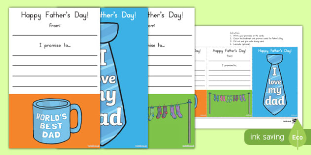 Australia Fathers Day Bookmarks Australia Teacher Made