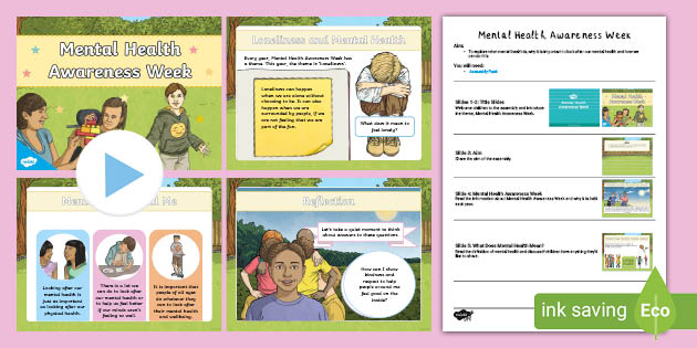 Mental Health Awareness Week KS2 Assembly Pack