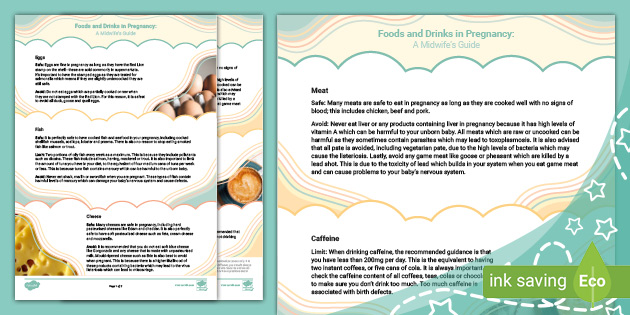 Foods and Drinks in Pregnancy: A Midwife's Guide