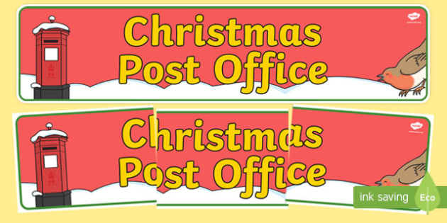 precursive christmas post office display banner post office christmas hours