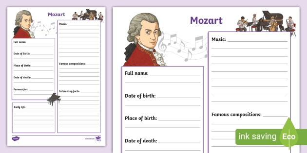 👉 Mozart Fact File Template (teacher made)