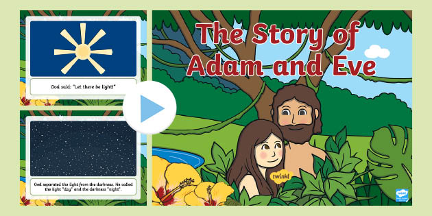 Adam and Eve Story for Kids with Pictures PowerPoint