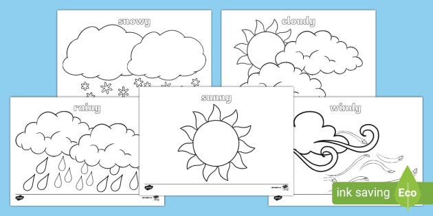 windy weather coloring pages