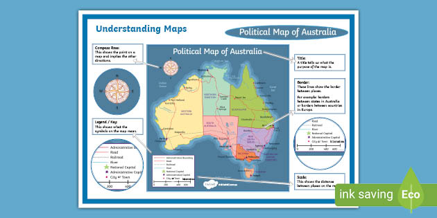 Understanding A Map Poster Teacher Made