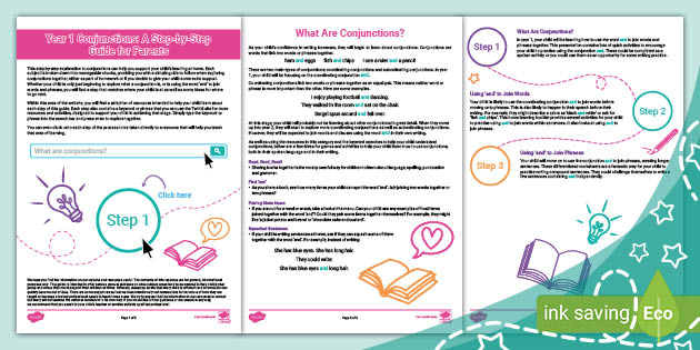 Year 1 Conjunctions: A Step-by-Step Guide for Parents