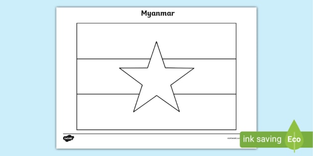 FREE Myanmar Flag Colouring Sheet Teacher Made   T Tp 1637702924 Myanmar Flag Colouring Sheet Ver 1 