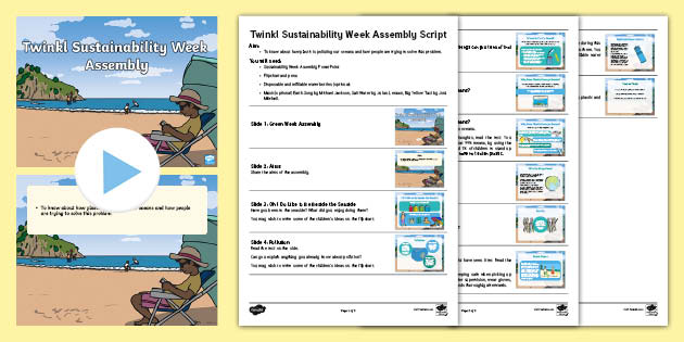 Ks1 Twinkl Sustainability Week Assembly Pack Teacher Made