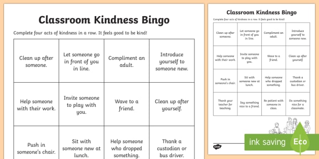 how to play bingo with a classroom