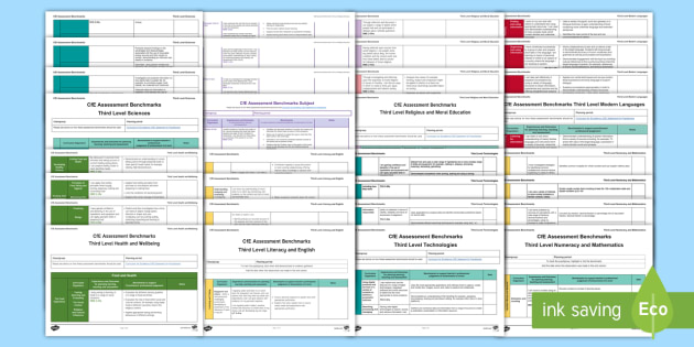 CfE Third Level Assessment Benchmarks Resource Pack