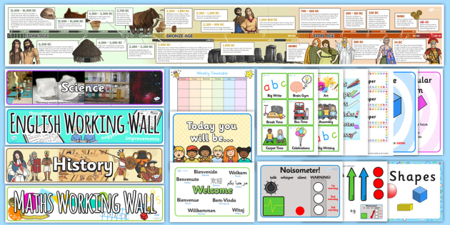 Teaching Assistant Role - Classroom Set-Up Pack - Primary Resource