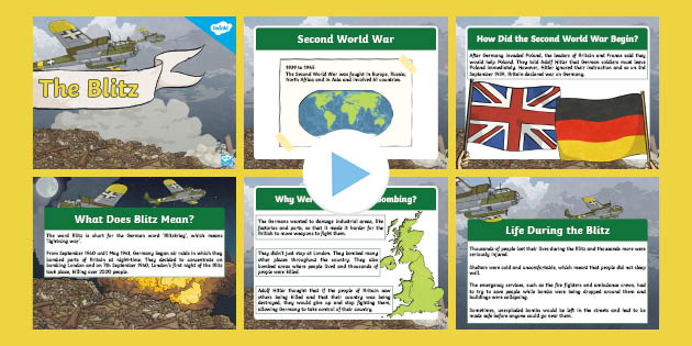 The Blitz Ks2 Powerpoint Primary Education Resource