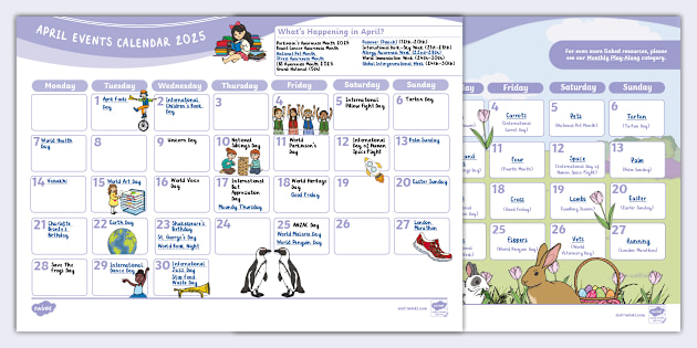april-events-and-play-along-calendar-pack-2025-twinkl