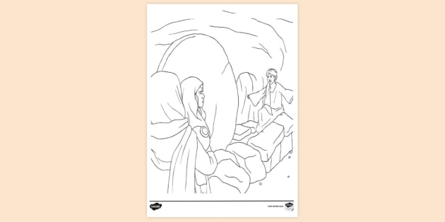 Resurrection Colouring Page | Colouring Sheets