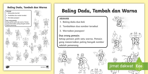 Baling Dadu, Tambah Dan Warna Tema Adiwira