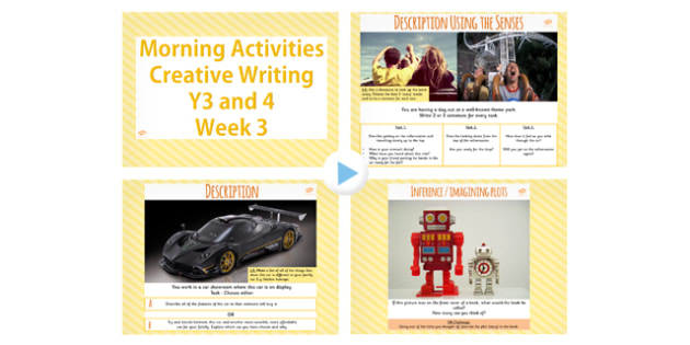 ideas for creative writing year 3