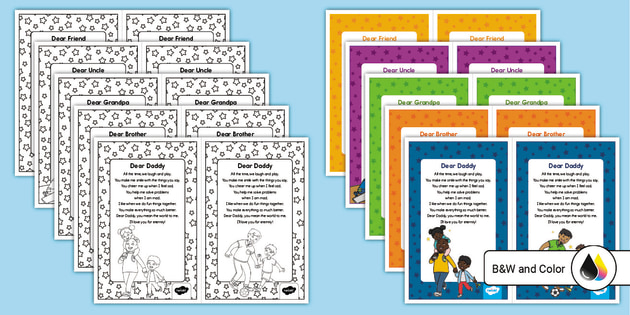 father s day card poem inserts printables twinkl usa