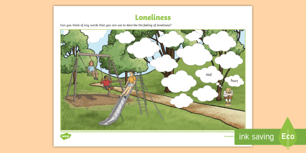 Loneliness Worksheet (teacher Made)