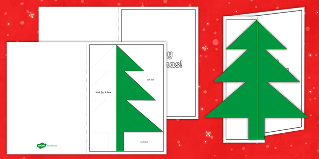 free  free printable christmas tree card template