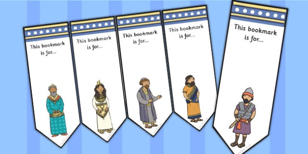 FREE! - The Story of Esther Bible Story Editable Bookmarks - bookmark