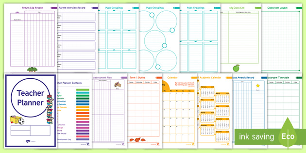 FREE! - South African Teacher's Year Planner - Annual Teaching Plan