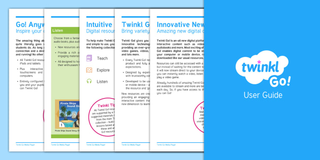 Twinkl Go User Guide - twinkl go, twinkl, go, user guide, user, guide