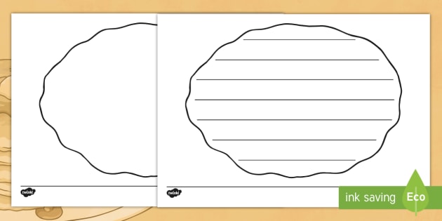 FREE! - Pancake Writing Template (teacher made)
