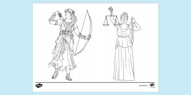 FREE! - Goddesses Colouring Page | Colouring Sheets