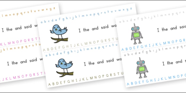 FREE!  Alphabet Strips General (teacher made)