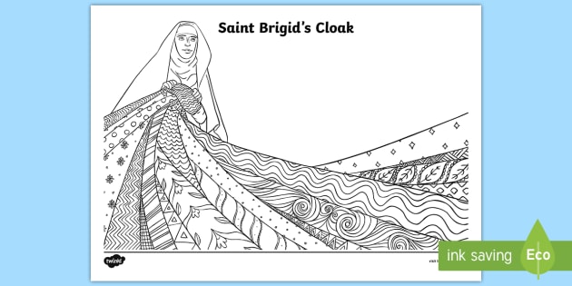 Saint Brigids Day Colouring Pages Teacher Made Resource