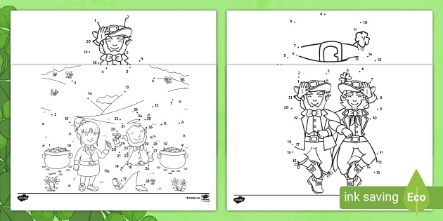 FREE! - Leprechaun Dot to Dot Activity - Educational Resources