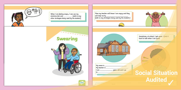 Swearing Social Situation Story Teaching Resource Twinkl 