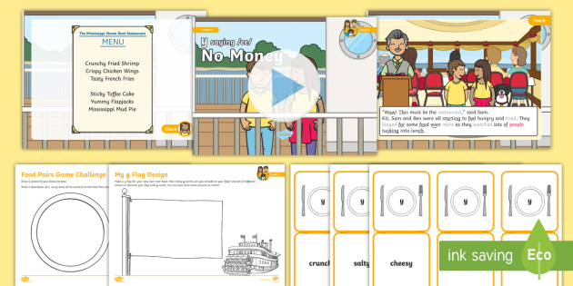 ‘y’ Saying  Ee  Lesson Pack - Level 5 Week 14 Lesson 4 Activity Pack