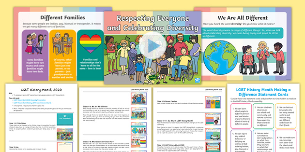 LGBT Diversity and Equality Whole-School Assembly Pack