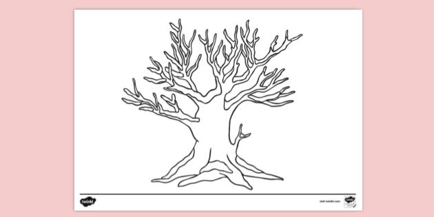 How to Draw Tree Bark  Easy Drawing Tutorial For Kids