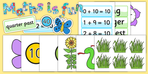 Maths Is Fun Display Pack Teacher Made