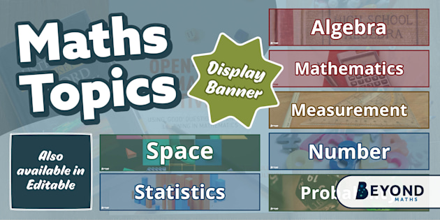 Statistics Mathematics Topics
