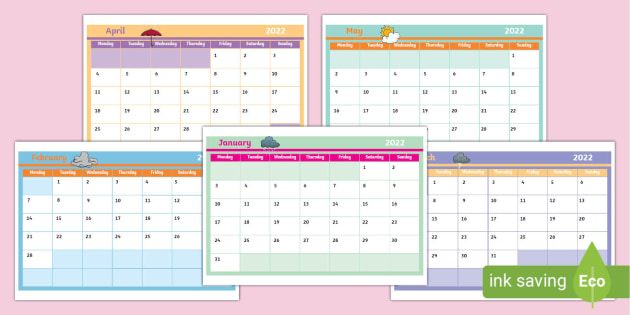 Ou Spring 2022 Academic Calendar Editable 2022 Calendar - Printable Resources (Teacher Made)