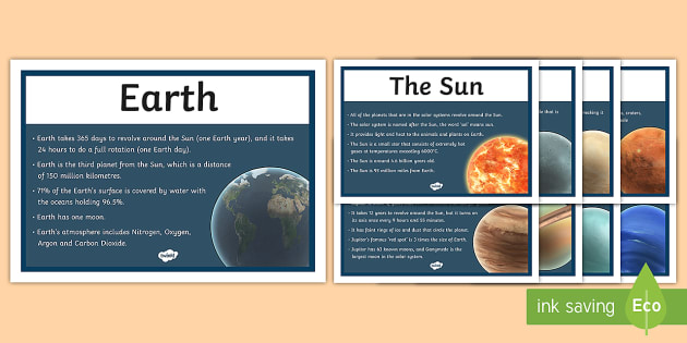 Ks2 Planets Fact Posters Teacher Made