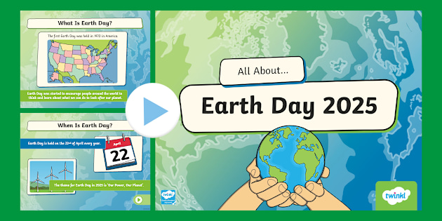 EYFS All About Earth Day PowerPoint Twinkl